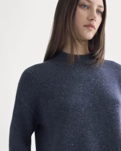 Cropped Boxy Crew in Luxe Merino