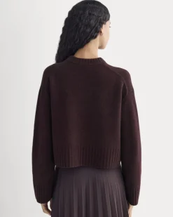 Cropped Boxy Crew in Luxe Merino