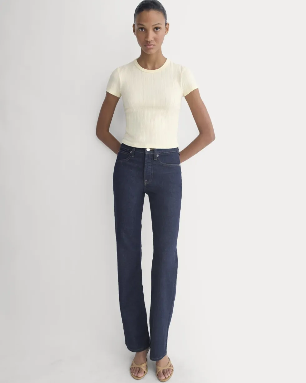 Cropped Crew in Pointelle