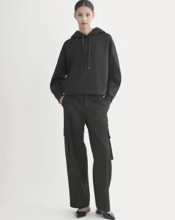 Cropped Luxe Fleece Hoodie