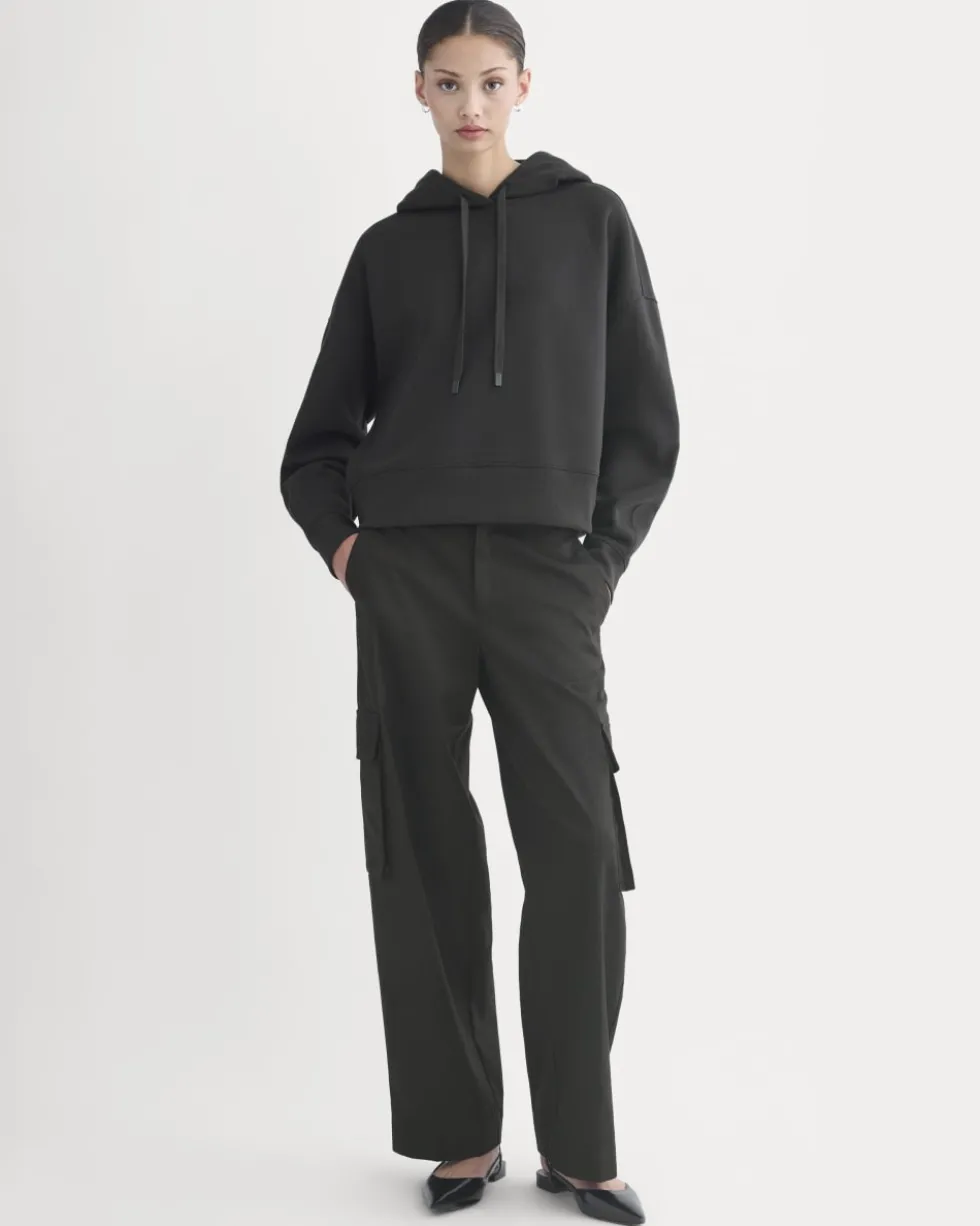 Cropped Luxe Fleece Hoodie