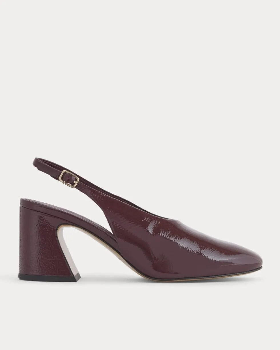 Curved Slingback Heel