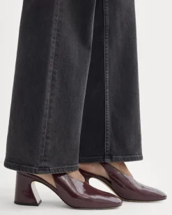 Curved Slingback Heel