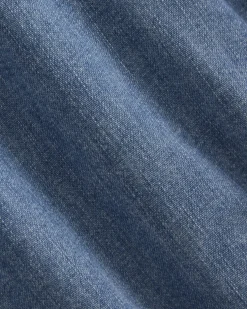 Denim Short-Sleeve Dress