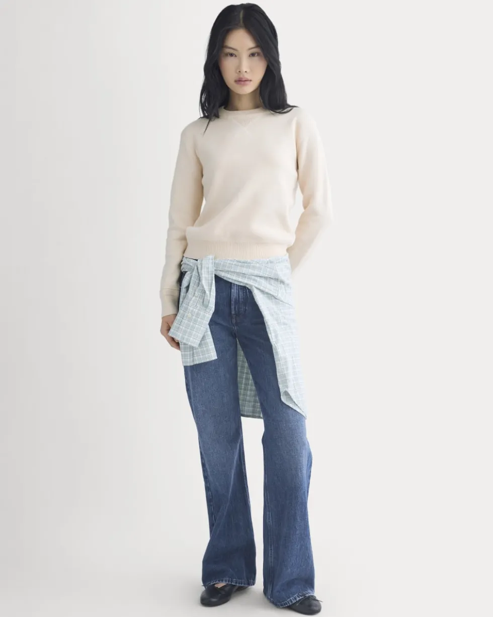 Double Knit Crew in Cotton Merino