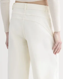 Double-Stitch Barrel Pant
