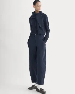 Double-Stitch Barrel Pant