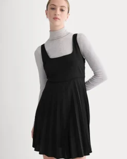 Drapey Crepe Mini Dress