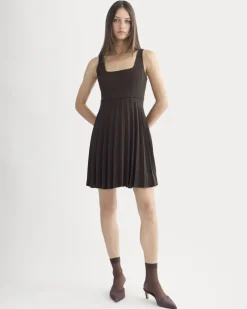 Drapey Crepe Mini Dress
