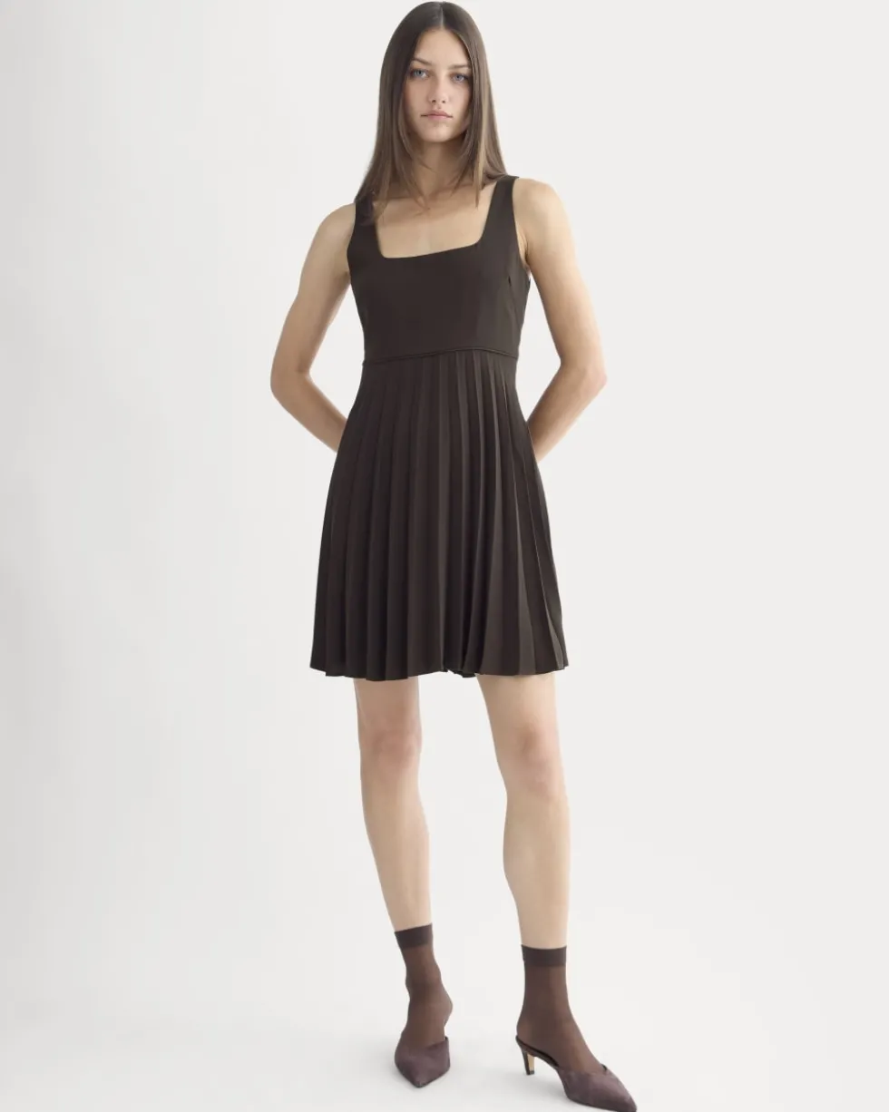 Drapey Crepe Mini Dress