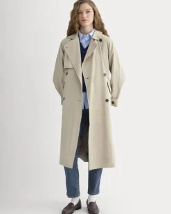 Drapey Twill Trench