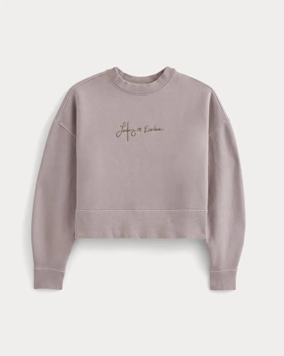 Everlane x The Laufey Foundation Cropped Sweatshirt