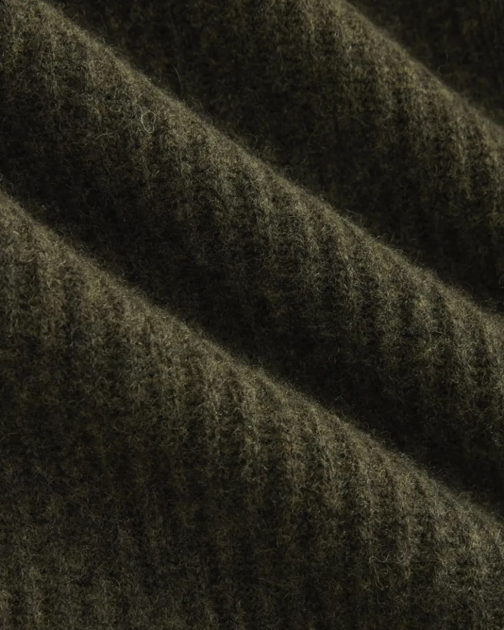 Fisherman Cardigan in Wool Cashmere