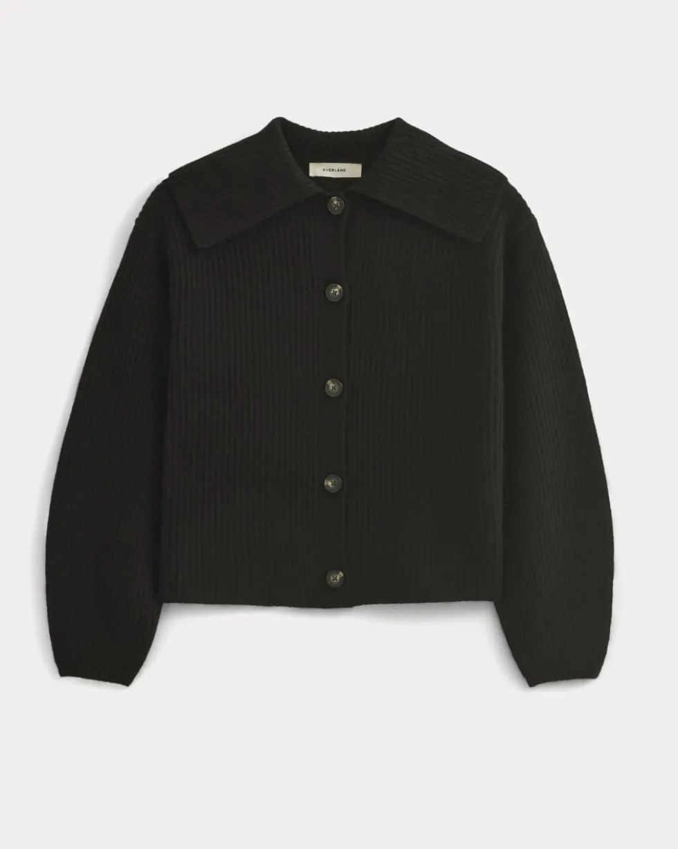 Fisherman Cardigan in Wool Cashmere