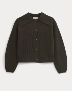 Fisherman Cardigan in Wool Cashmere