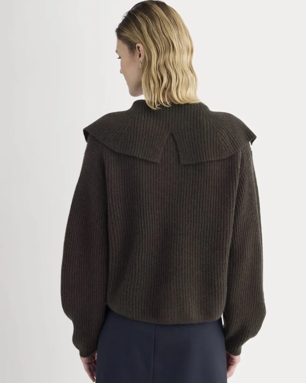 Fisherman Cardigan in Wool Cashmere