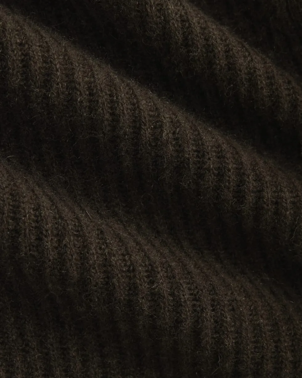 Fisherman Cardigan in Wool Cashmere