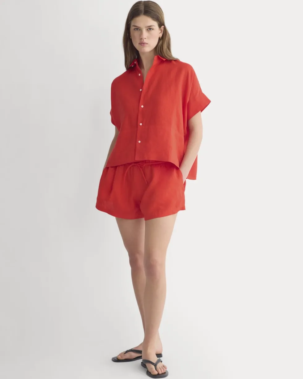 Flowy Short in Linen