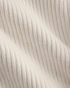 Full-Zip Ribbed Jacket in Everyday Cotton