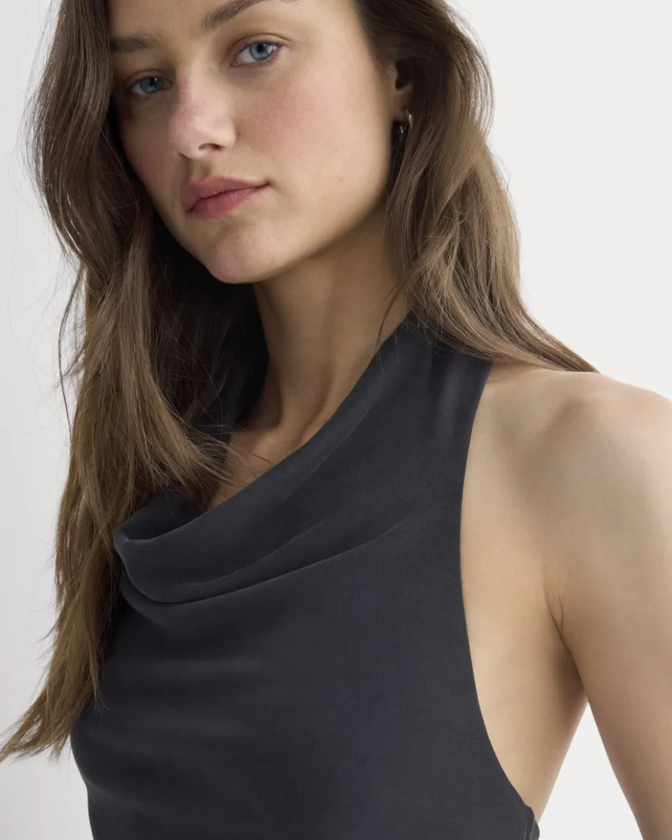 Halter Cowlneck Top in Butterknit