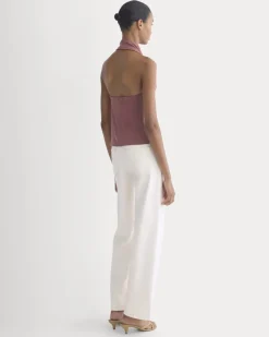 Halter Cowlneck Top in Butterknit
