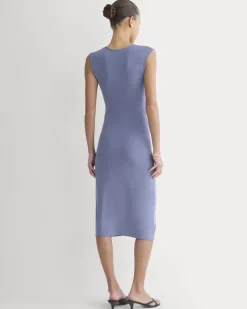 Knit Asymmetrical Midi Dress