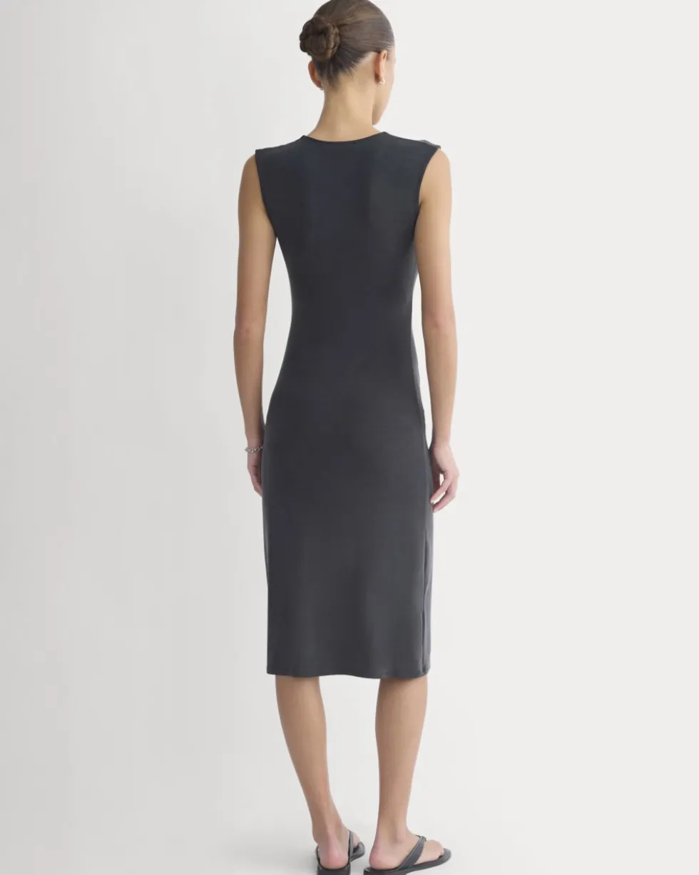 Knit Asymmetrical Midi Dress