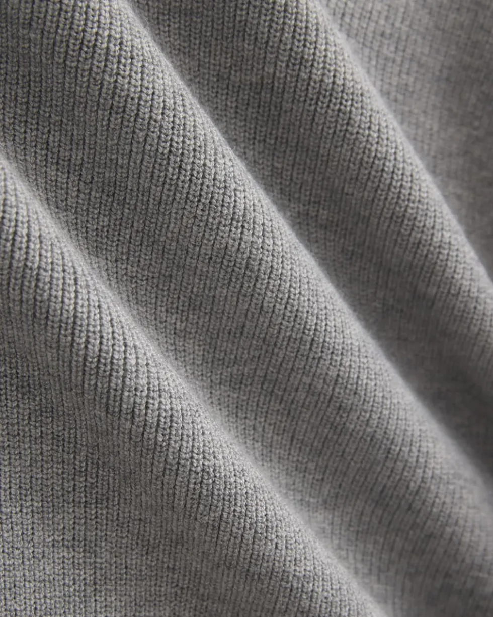Knit Quarter-Zip Polo Dress