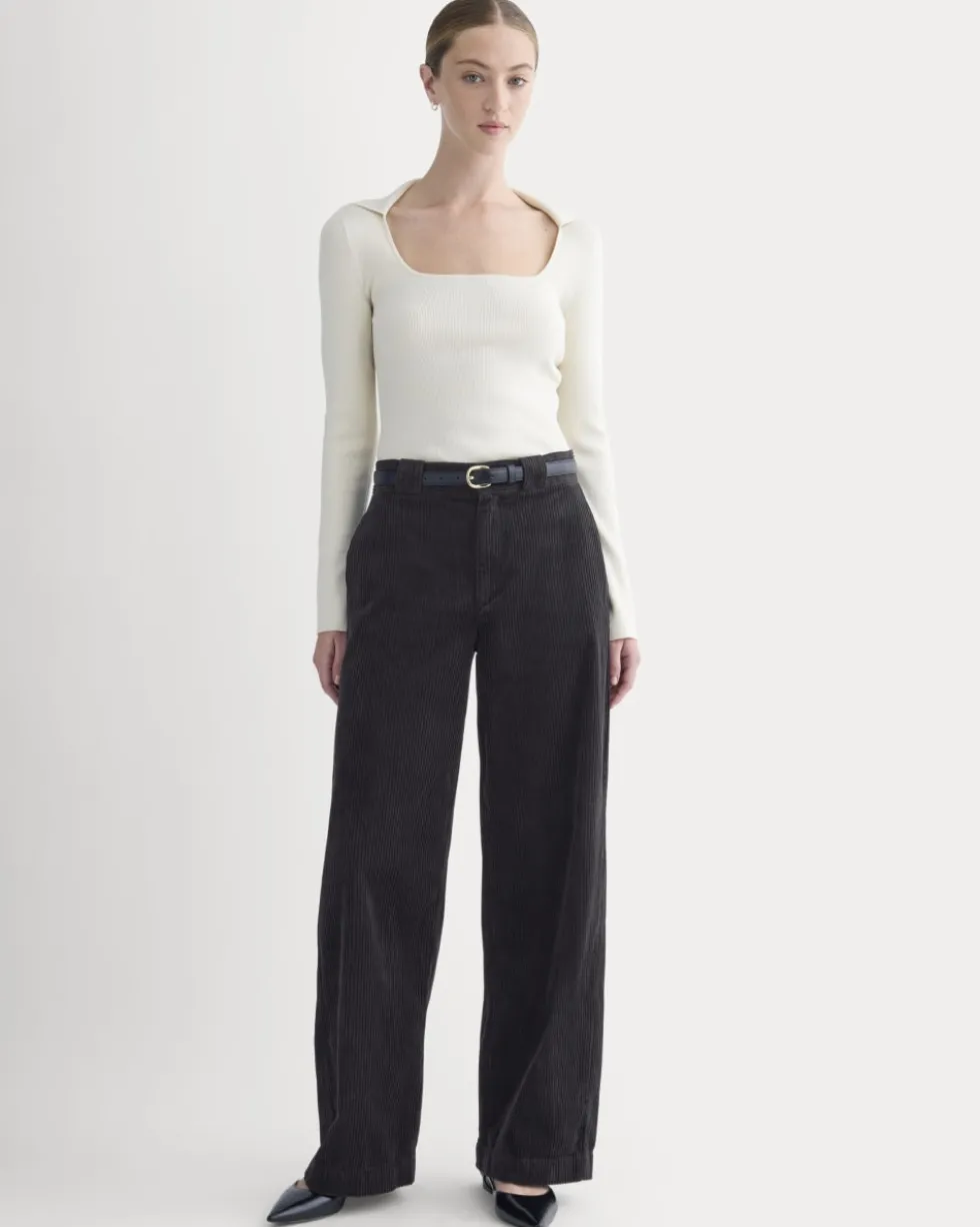 Knit Scoop-Neck Top