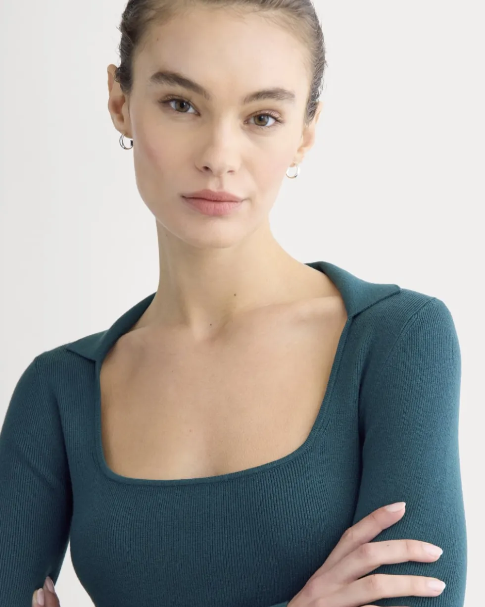 Knit Scoop-Neck Top