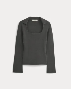 Knit Scoop-Neck Top