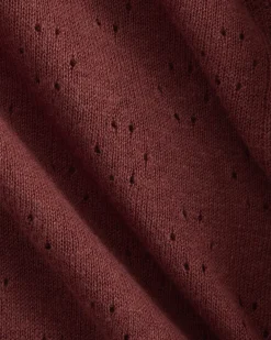 Lace Trim Cardigan in Fine Linen