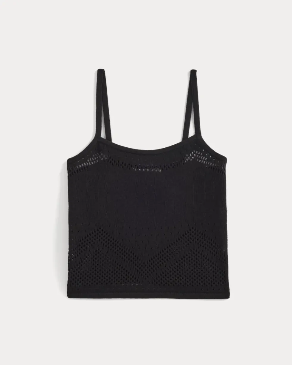Lace-Knit Cami