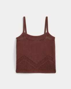 Lace-Knit Cami