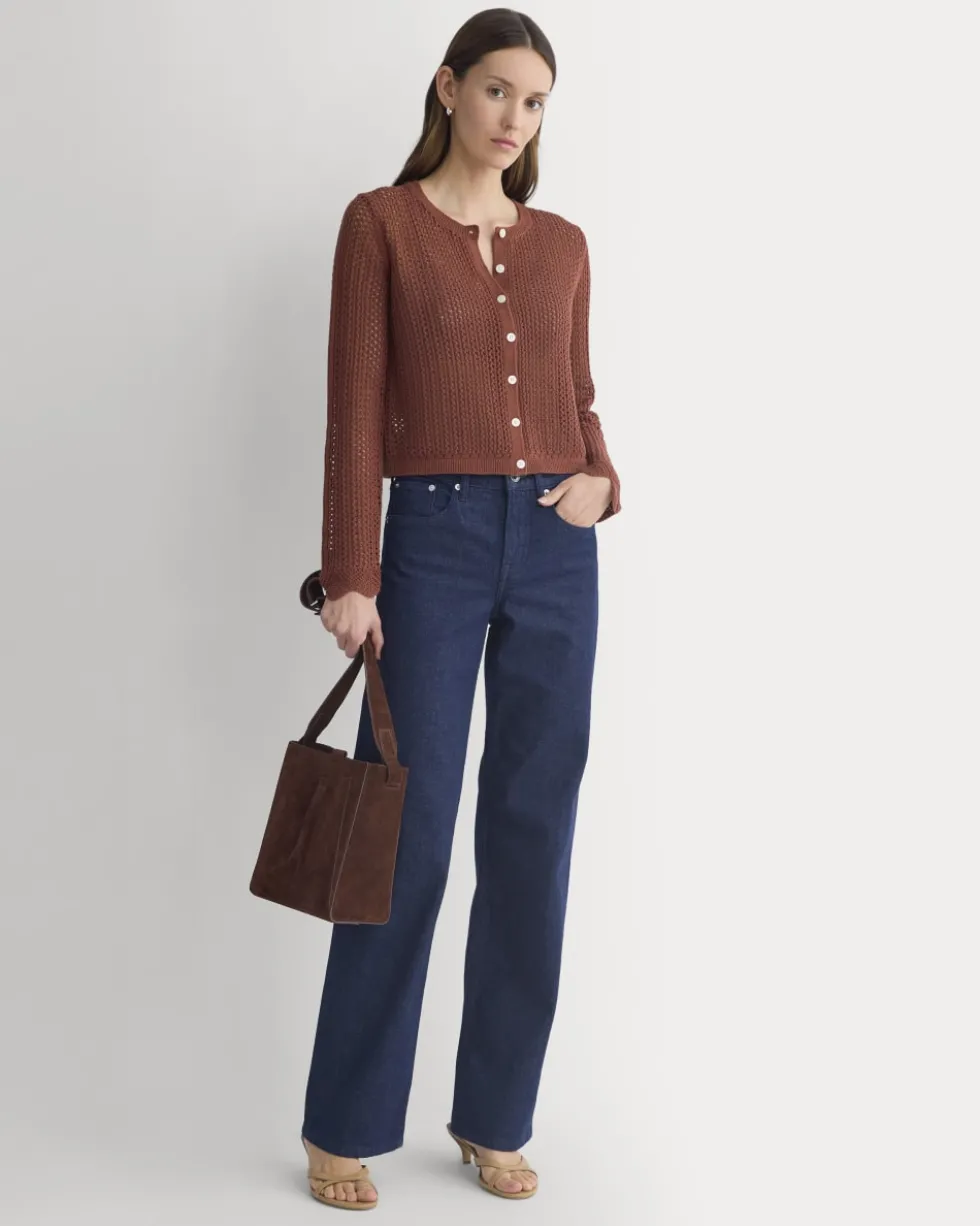 Lace-Knit Cardigan