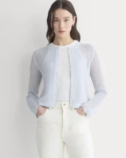 Lace-Knit Cardigan