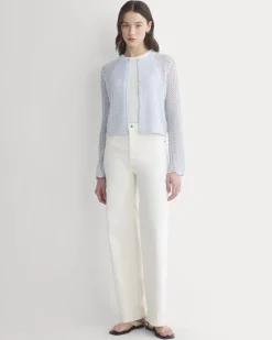 Lace-Knit Cardigan
