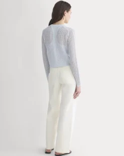 Lace-Knit Cardigan