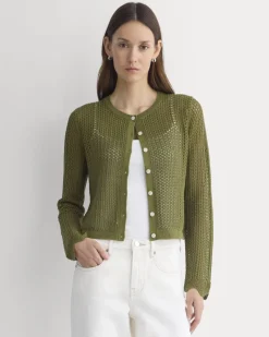 Lace-Knit Cardigan