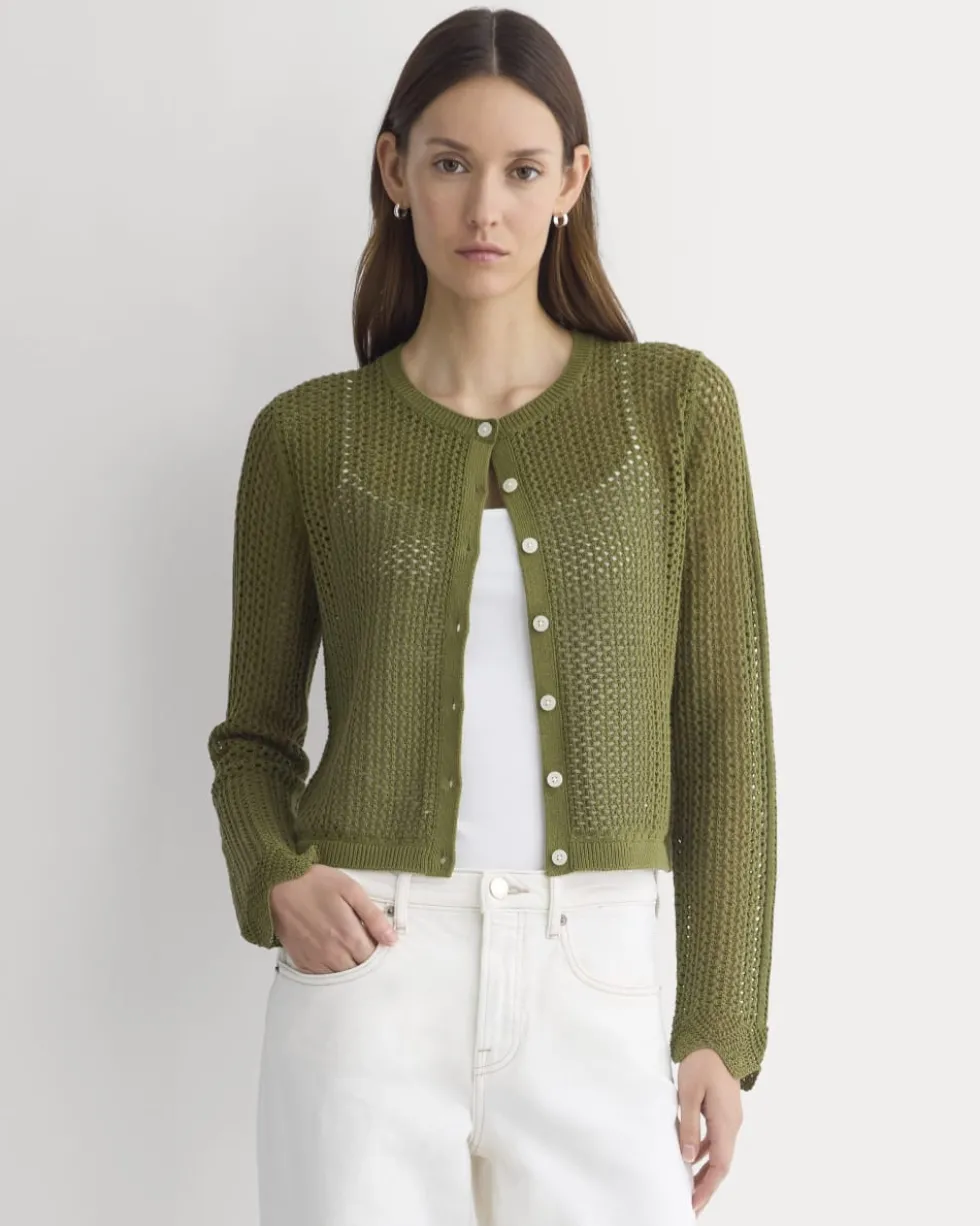 Lace-Knit Cardigan