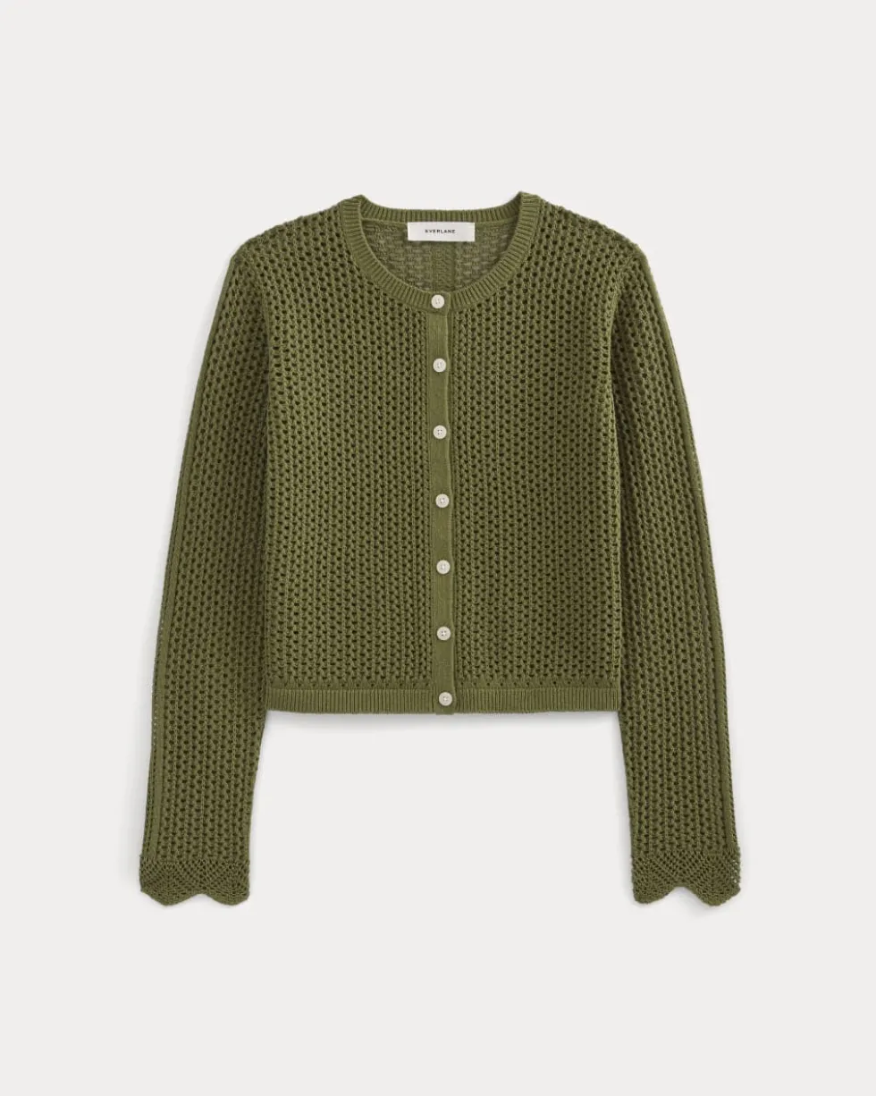 Lace-Knit Cardigan