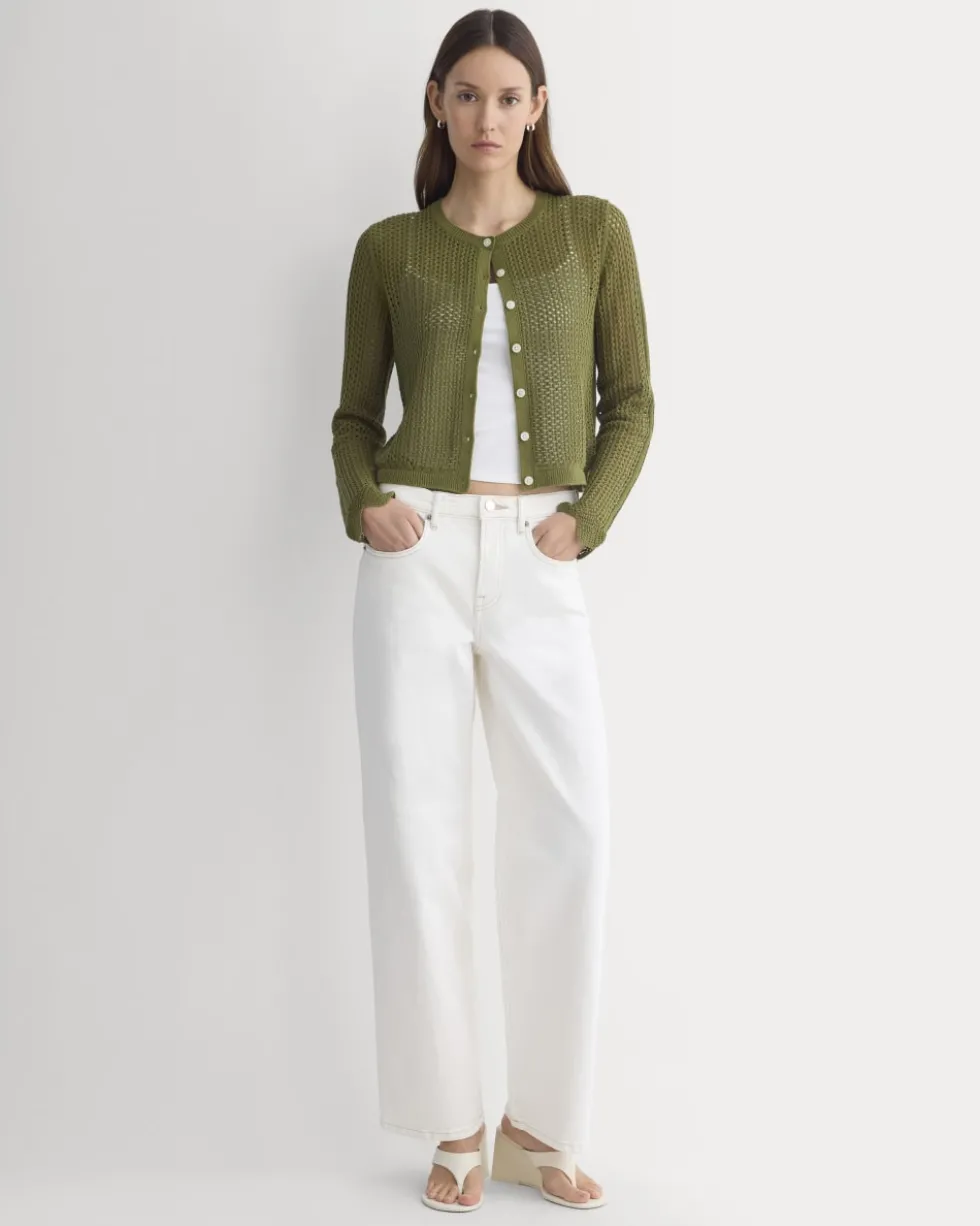 Lace-Knit Cardigan