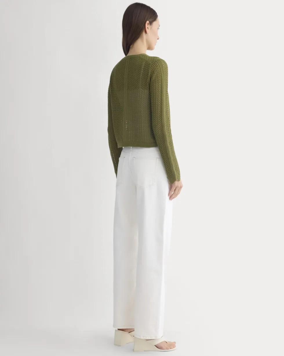 Lace-Knit Cardigan