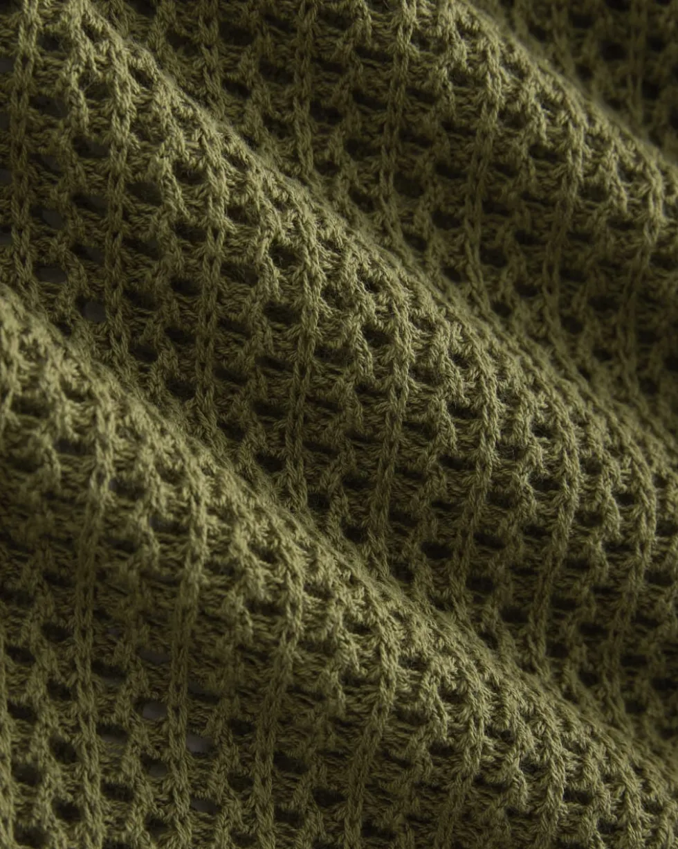 Lace-Knit Cardigan