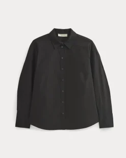 Lantern-Sleeve Shirt in Lightweight Cotton