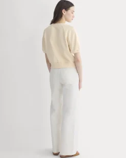 Lightweight Terry Blouson Short-Sleeve Crew