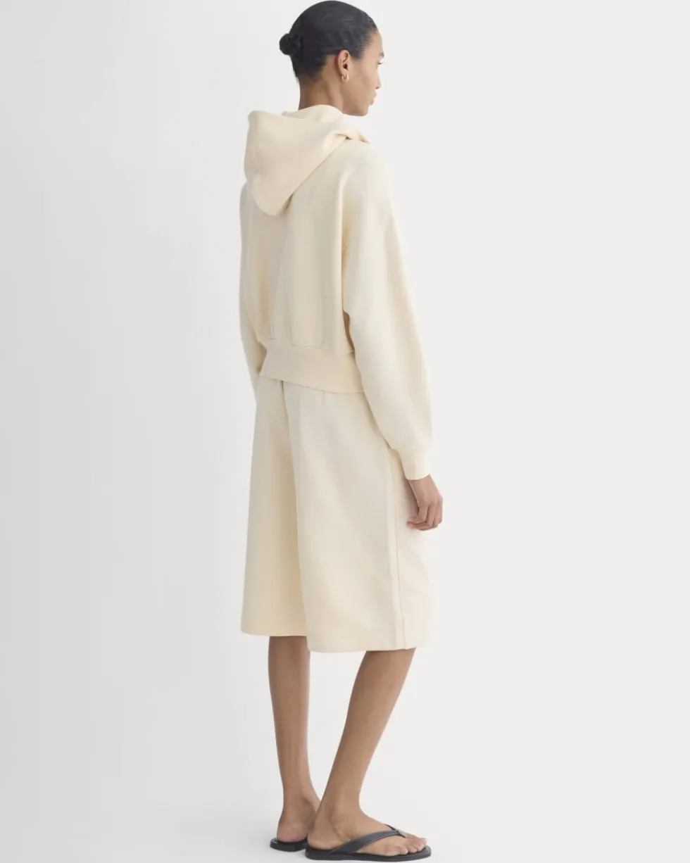 Lightweight Terry Cropped Full-Zip