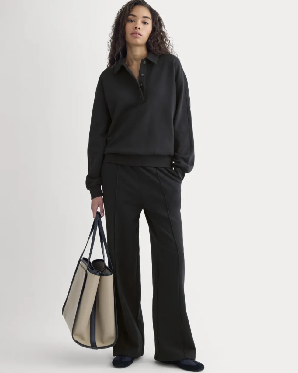 Lightweight Terry Polo Sweatshirt