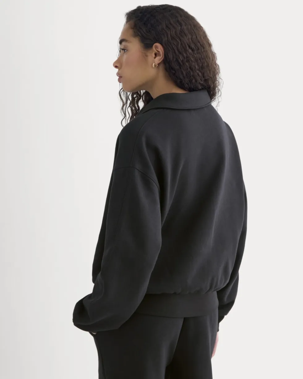 Lightweight Terry Polo Sweatshirt