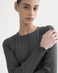 Lounge Rib Cropped Shirt